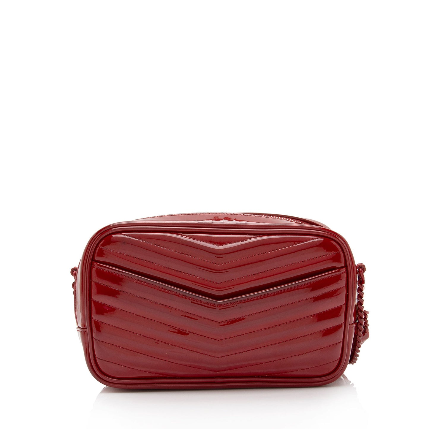 Saint Laurent Matelasse Patent Leather Monogram Lou Mini Camera Bag Z68kf0