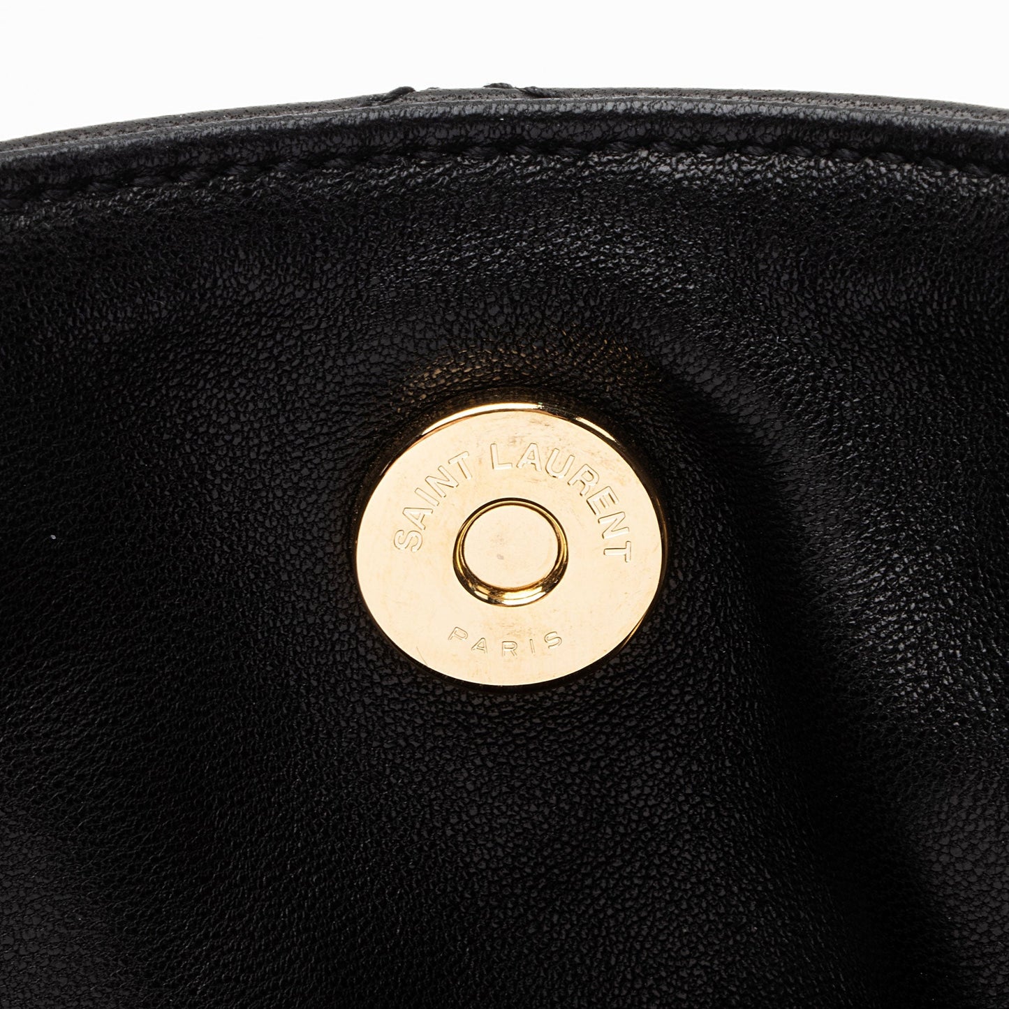 Saint Laurent Matelasse Quilted YSL Pochon Drawstring Tote EoGX4B