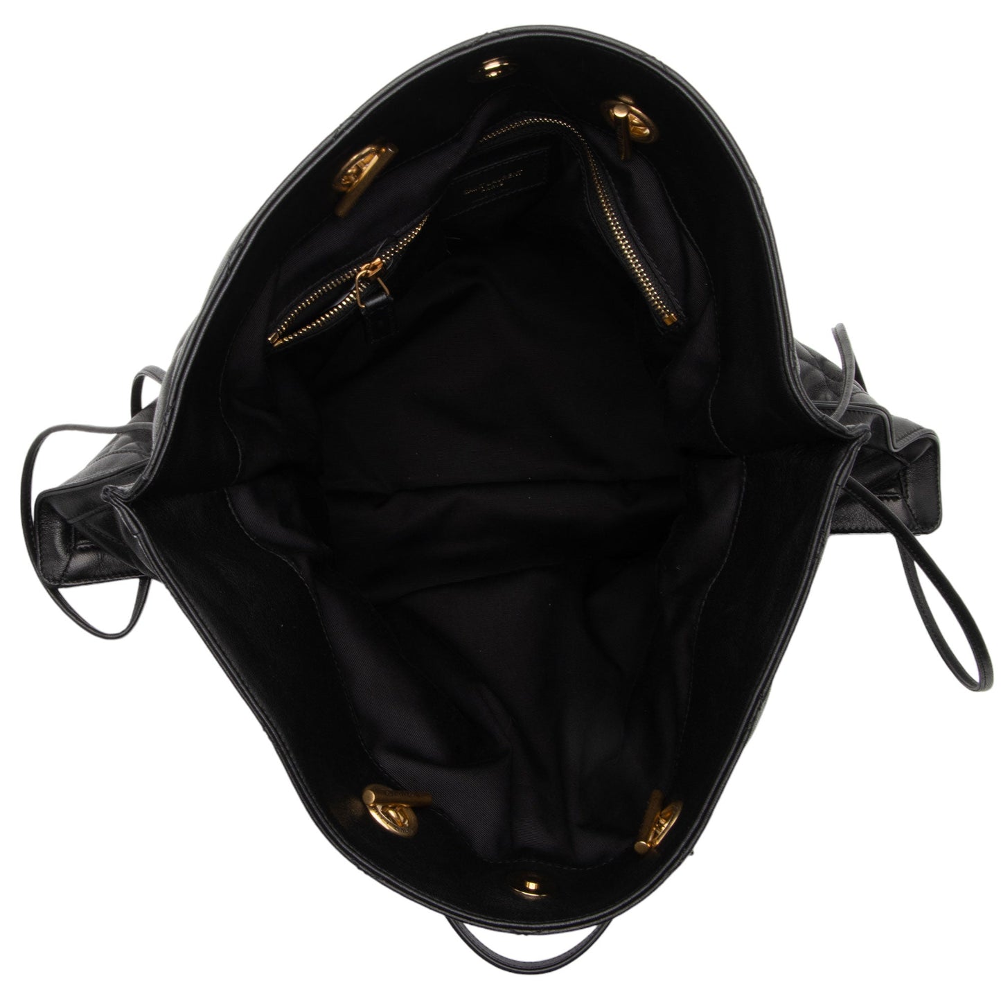 Saint Laurent Matelasse Quilted YSL Pochon Drawstring Tote EoGX4B