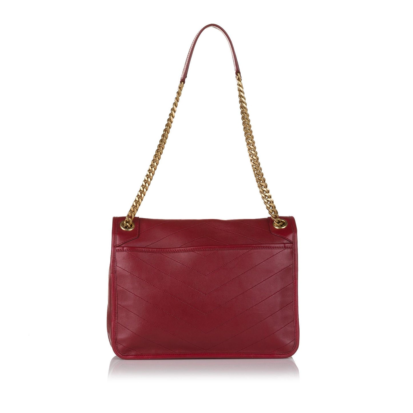 Saint Laurent Medium Niki Leather Shoulder Bag (SHG-31985