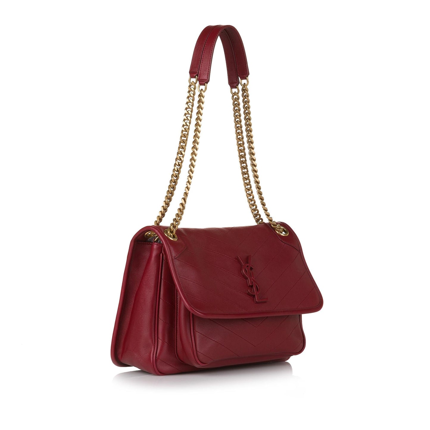 Saint Laurent Medium Niki Leather Shoulder Bag (SHG-31985