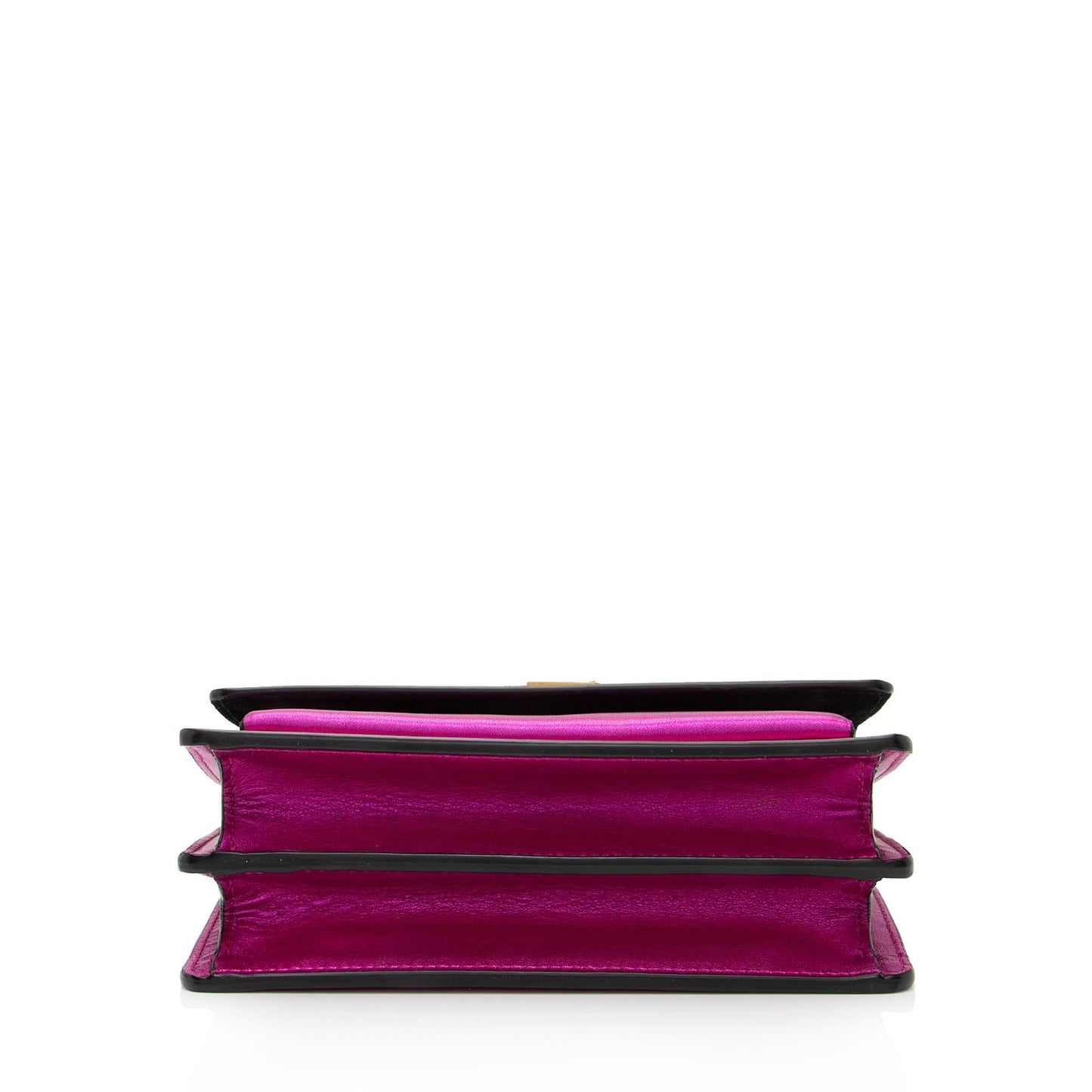 Saint Laurent Metallic Calfskin Monogram Sunset Small Shoulder Bag UXPbK2