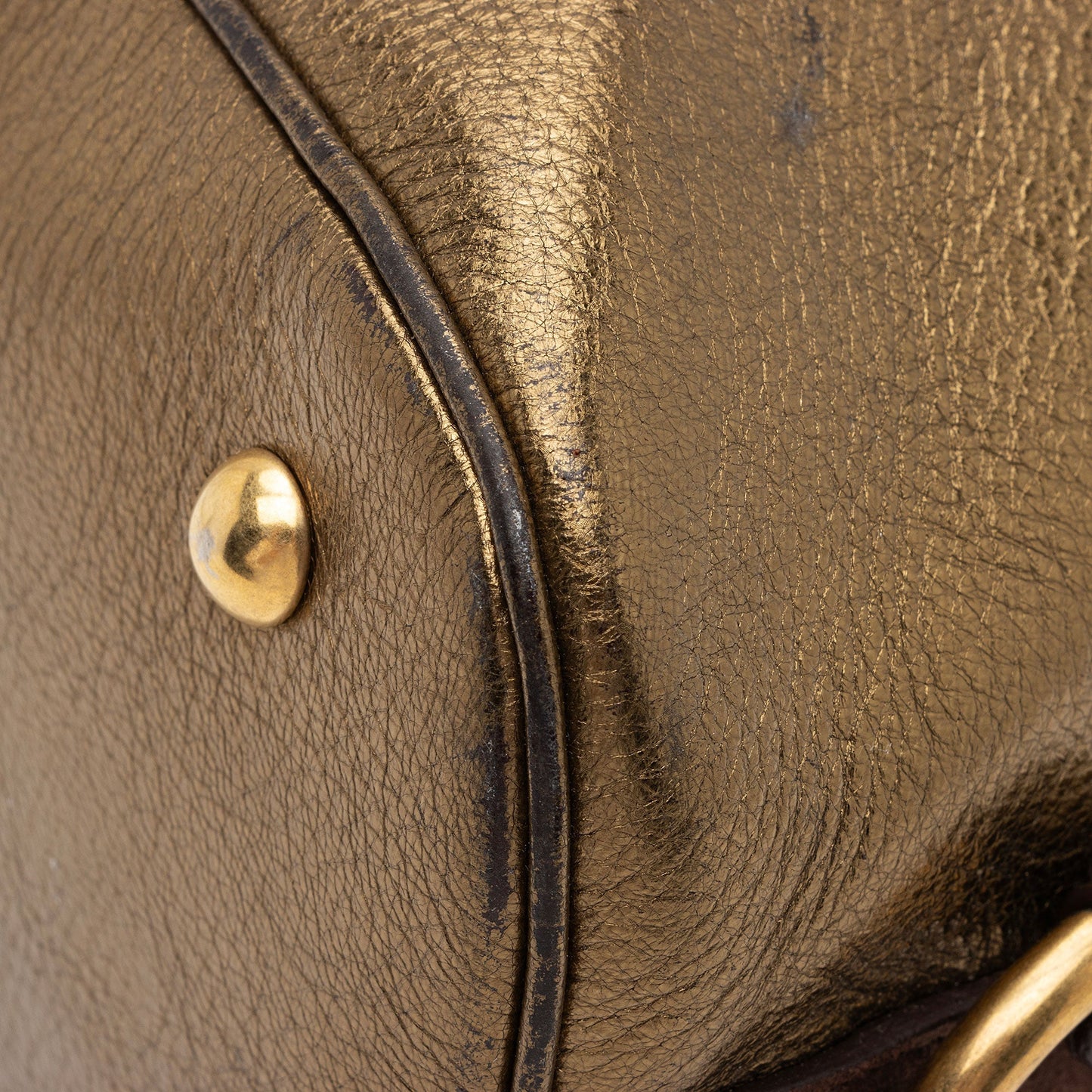 Saint Laurent Metallic Calfskin Muse Large Satchel hk5NIK