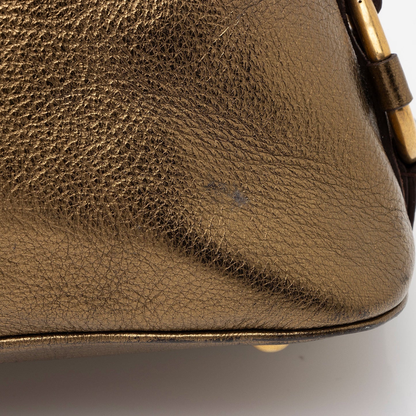 Saint Laurent Metallic Calfskin Muse Large Satchel hk5NIK