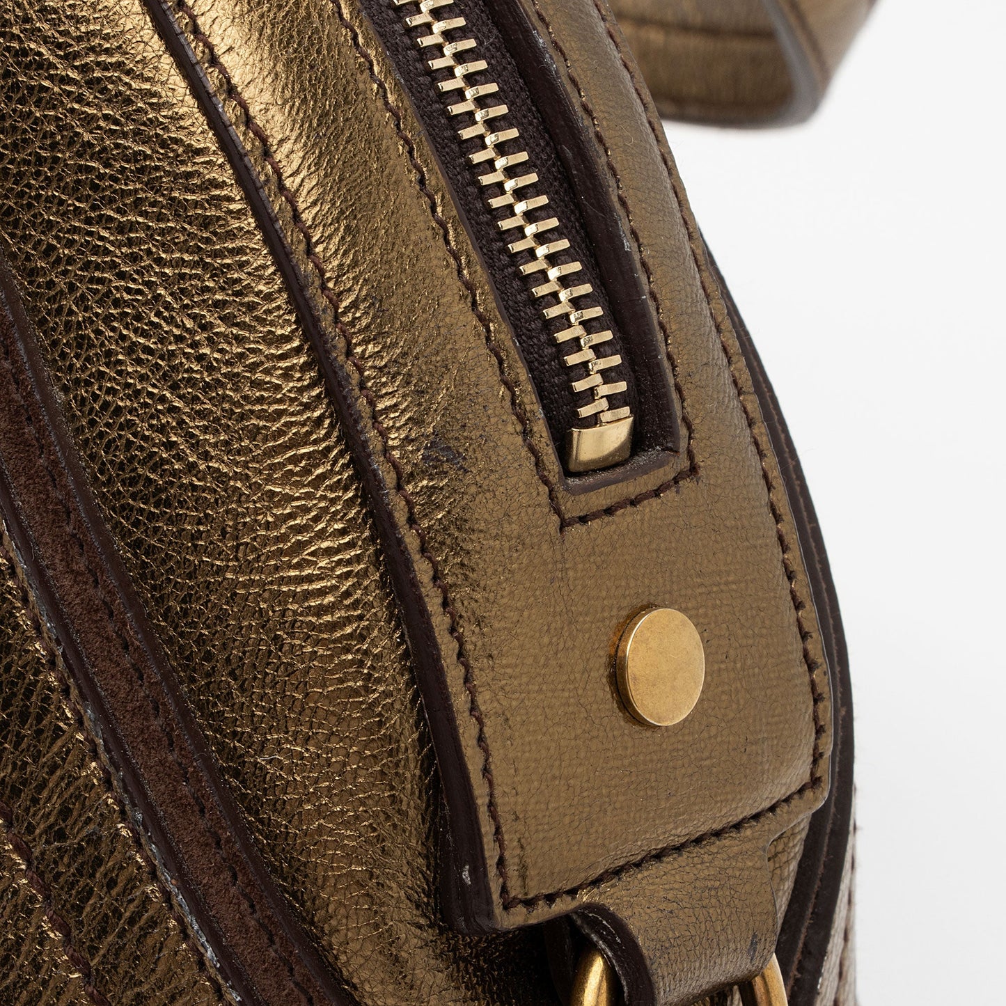 Saint Laurent Metallic Calfskin Muse Large Satchel hk5NIK