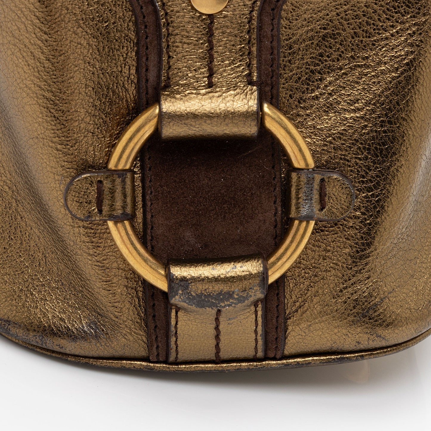 Saint Laurent Metallic Calfskin Muse Large Satchel hk5NIK