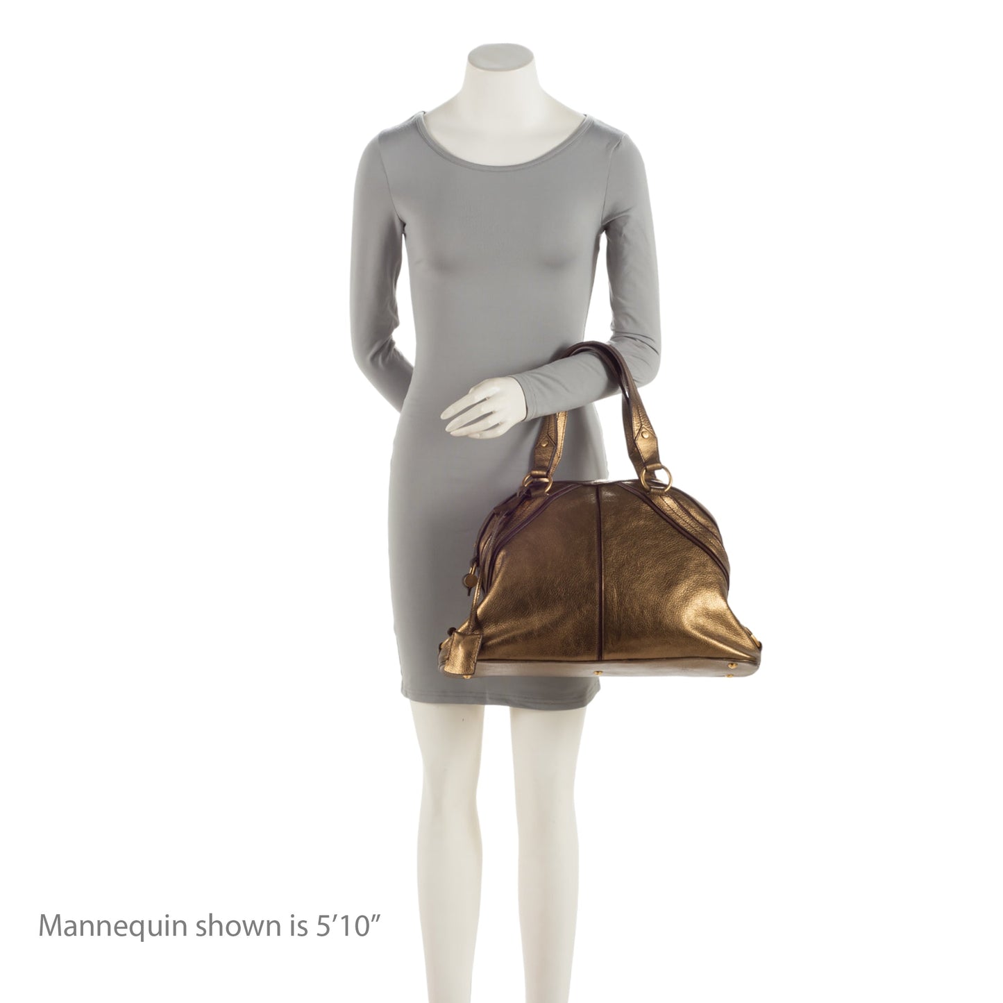 Saint Laurent Metallic Calfskin Muse Large Satchel hk5NIK