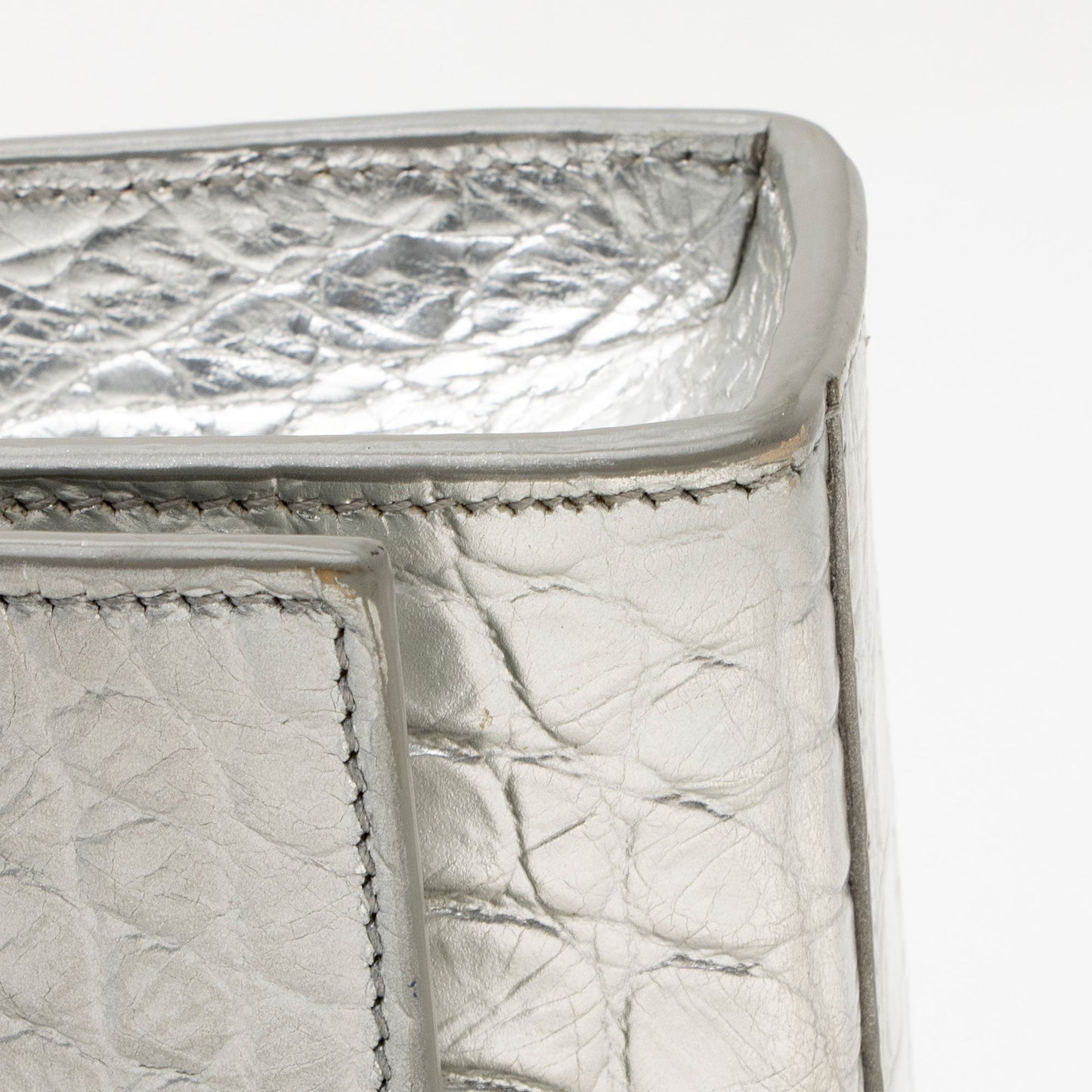 Saint Laurent Metallic Croc Embossed Leather Monogram Kate Medium Shoulder Bag GgwCYy