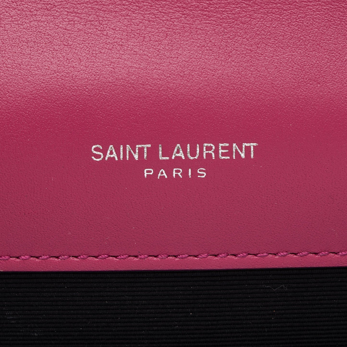 Saint Laurent Metallic Croc Embossed Leather Monogram Small Envelope Bag NH7kKe