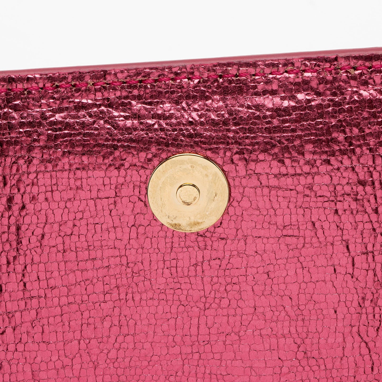 Saint Laurent Metallic Leather Monogram Kate Clutch LgZdJZ
