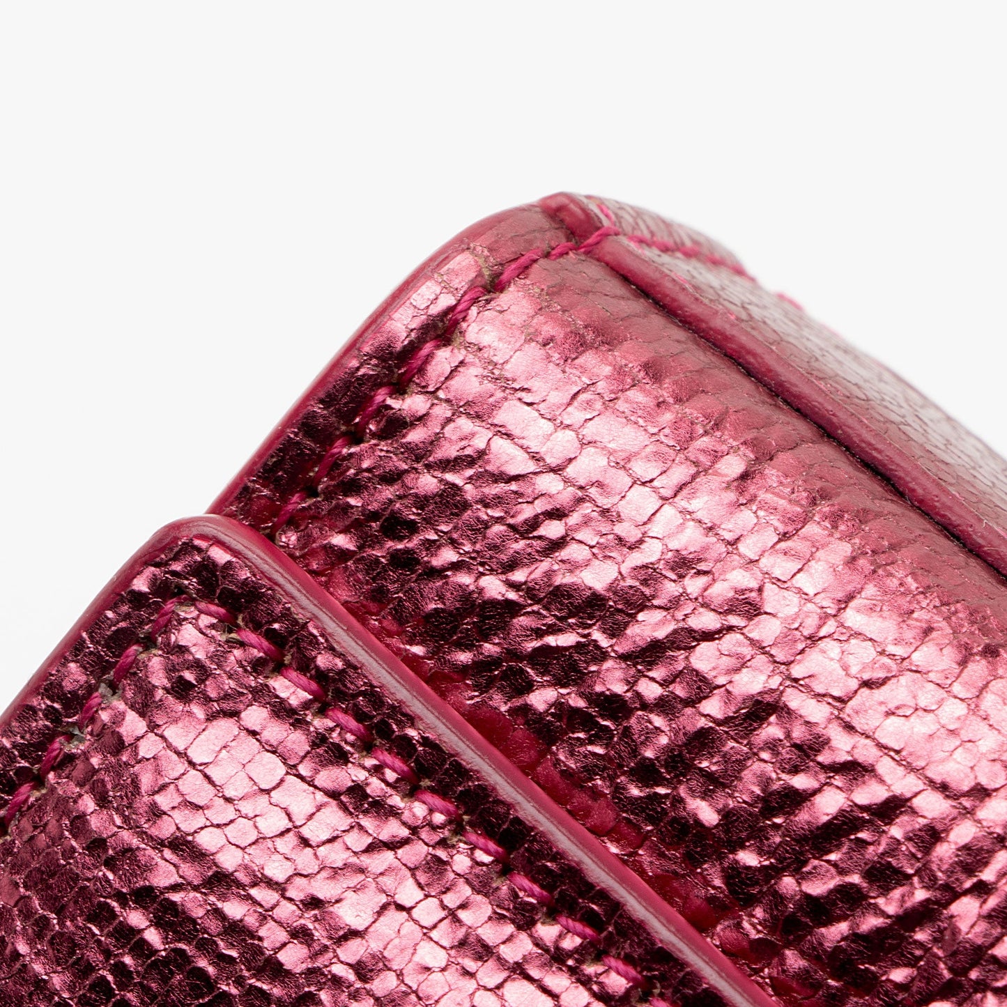 Saint Laurent Metallic Leather Monogram Kate Clutch LgZdJZ