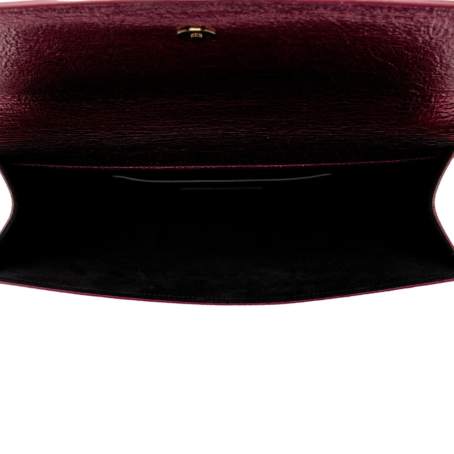 Saint Laurent Metallic Leather Monogram Kate Clutch LgZdJZ
