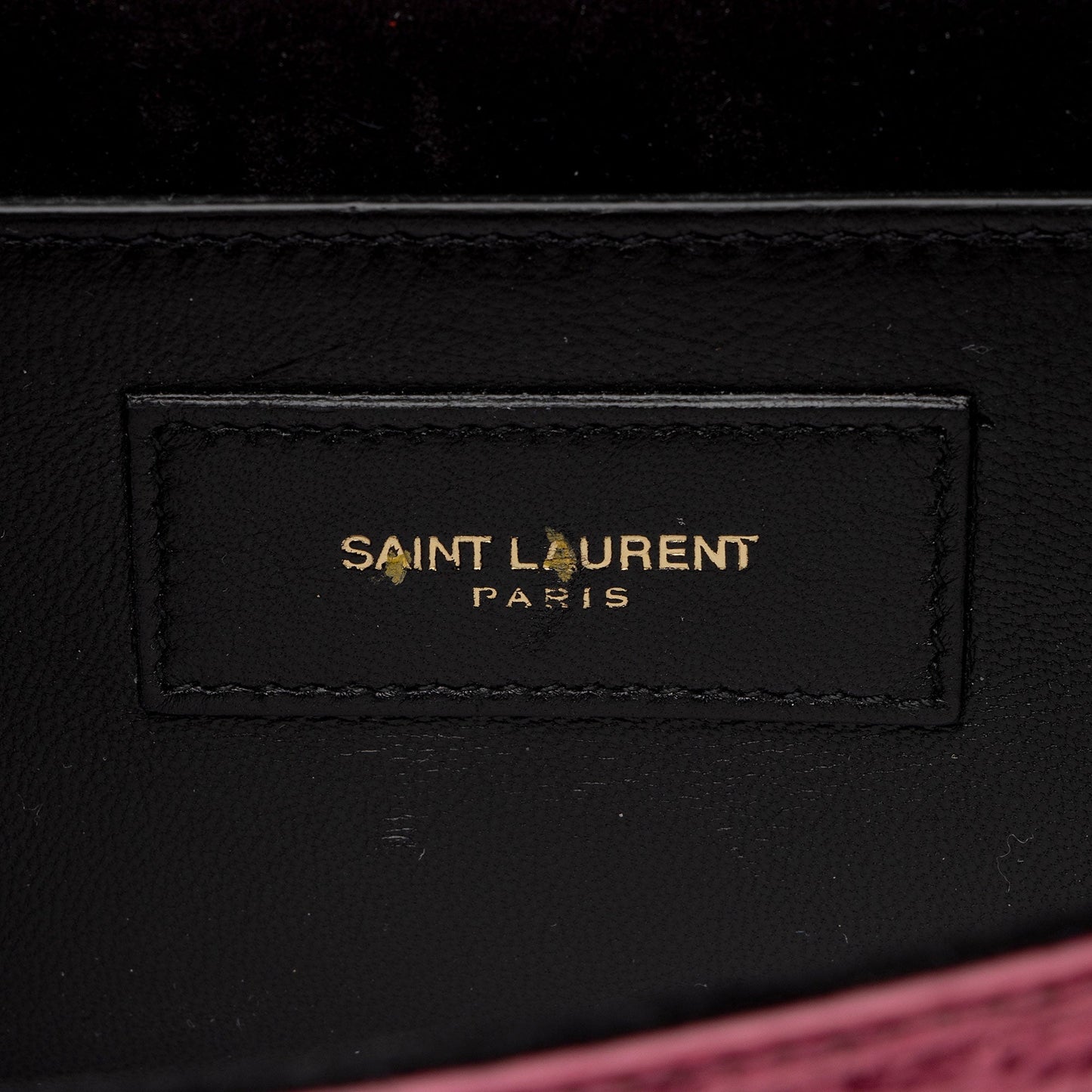 Saint Laurent Metallic Leather Monogram Kate Clutch LgZdJZ