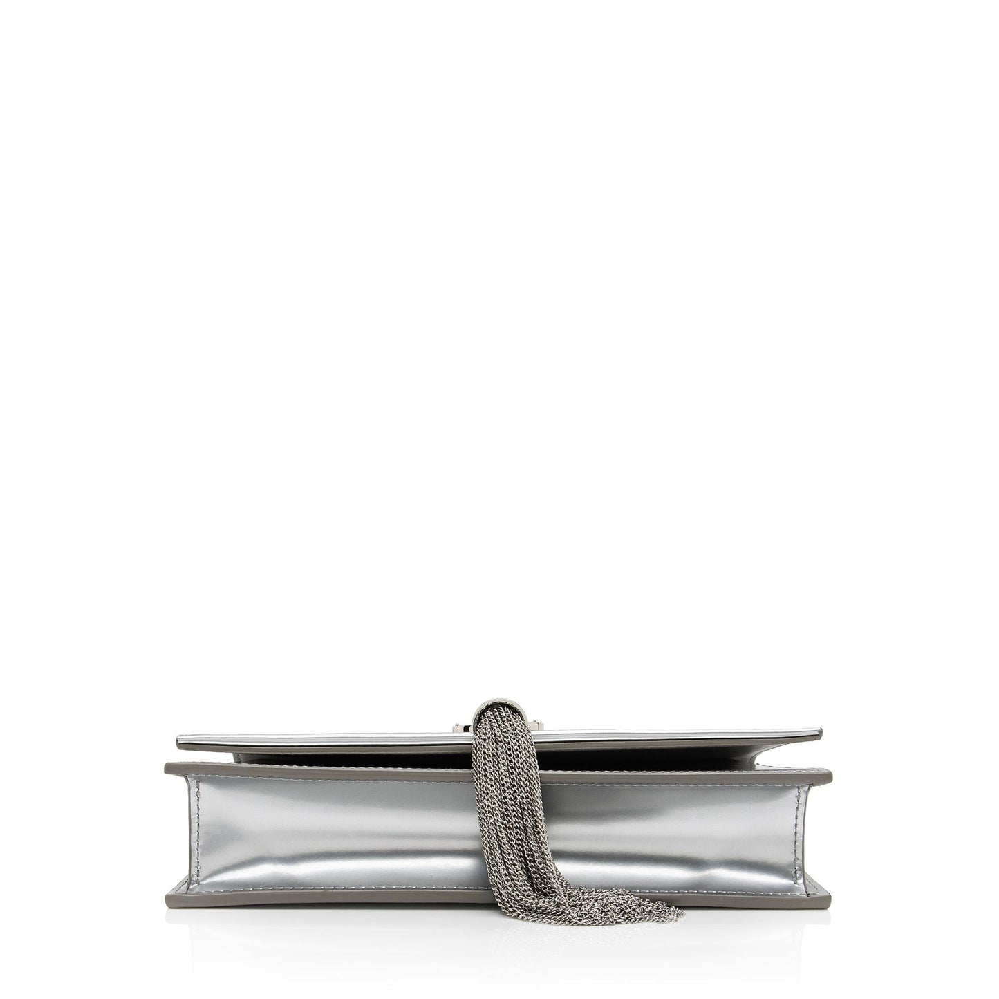 Saint Laurent Metallic Leather Monogram Kate Tassel Chain Wallet L70MqM