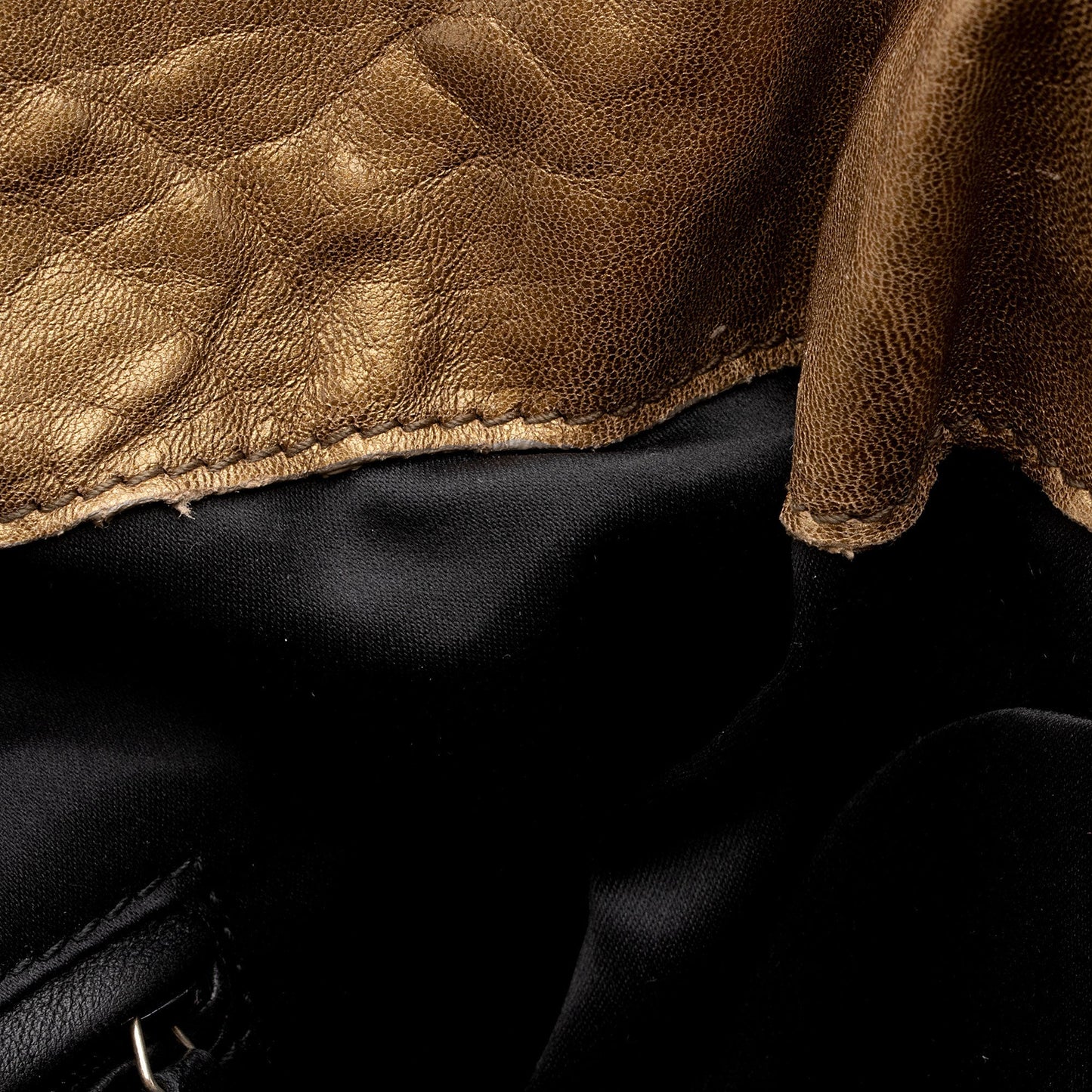 Saint Laurent Metallic Leather Roady Large Hobo 1waUqq