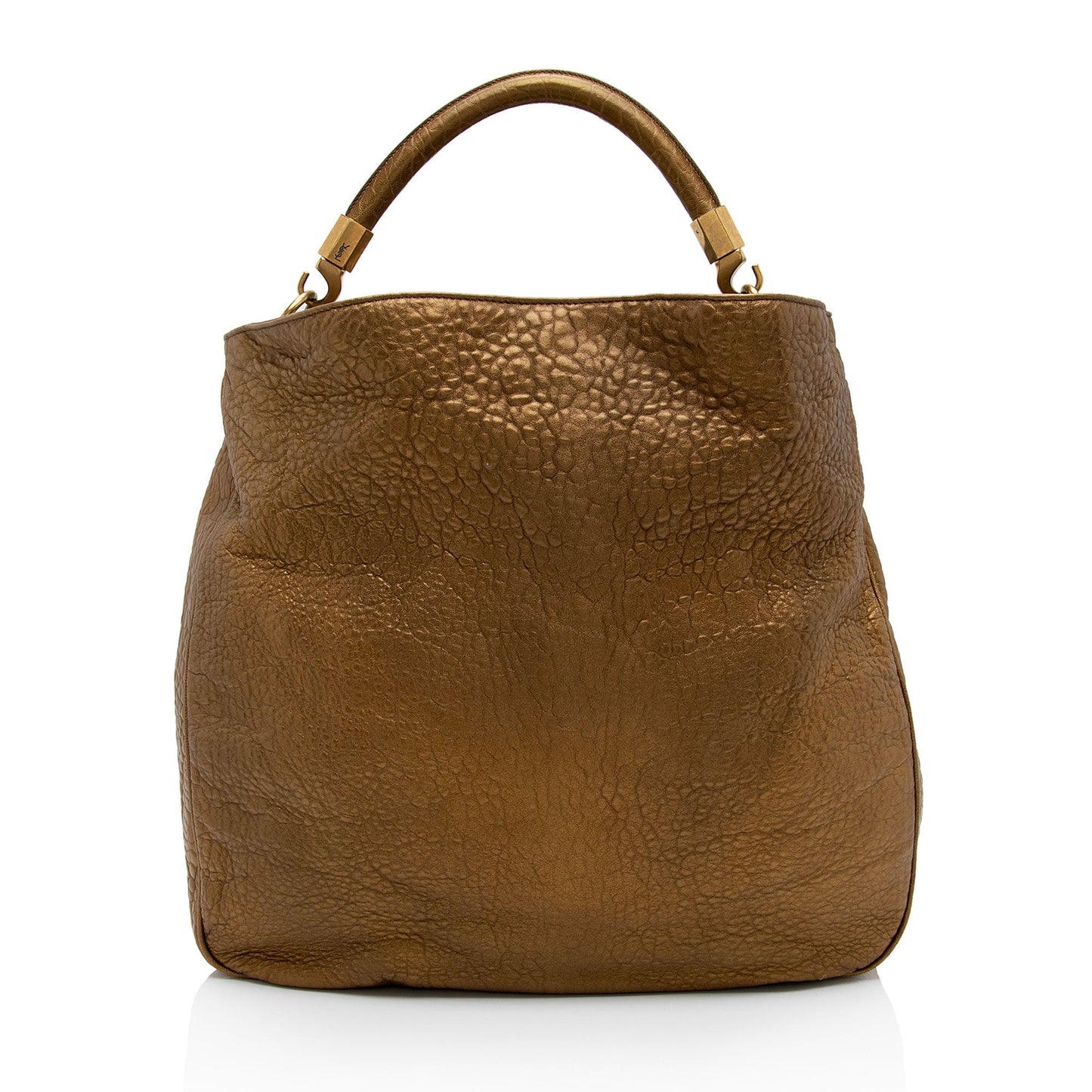 Saint Laurent Metallic Leather Roady Large Hobo 1waUqq