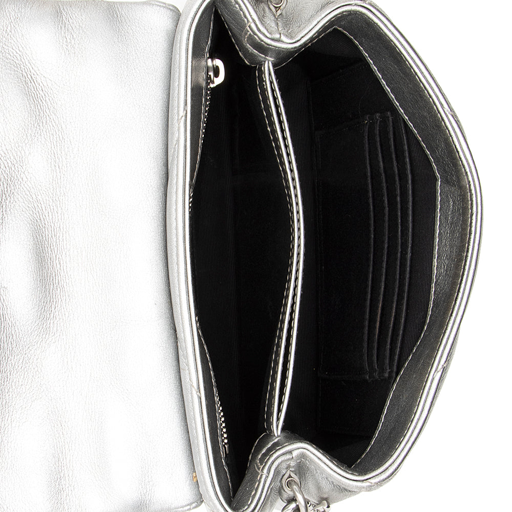 Saint Laurent Metallic Matelasse Calfskin LouLou Toy Crossbody Bag 21046