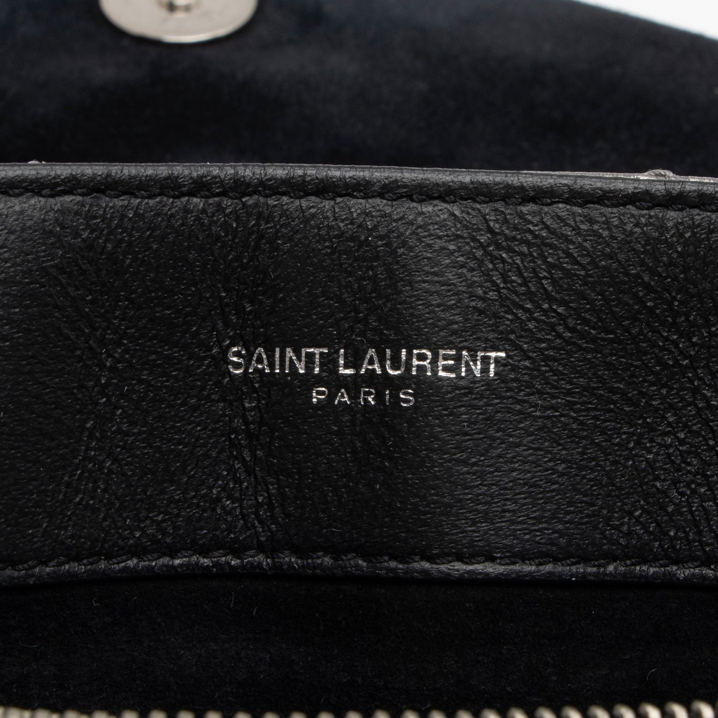 Saint Laurent Metallic Matelasse Calfskin Monogram LouLou Chain Small Crossbody 3eZi29