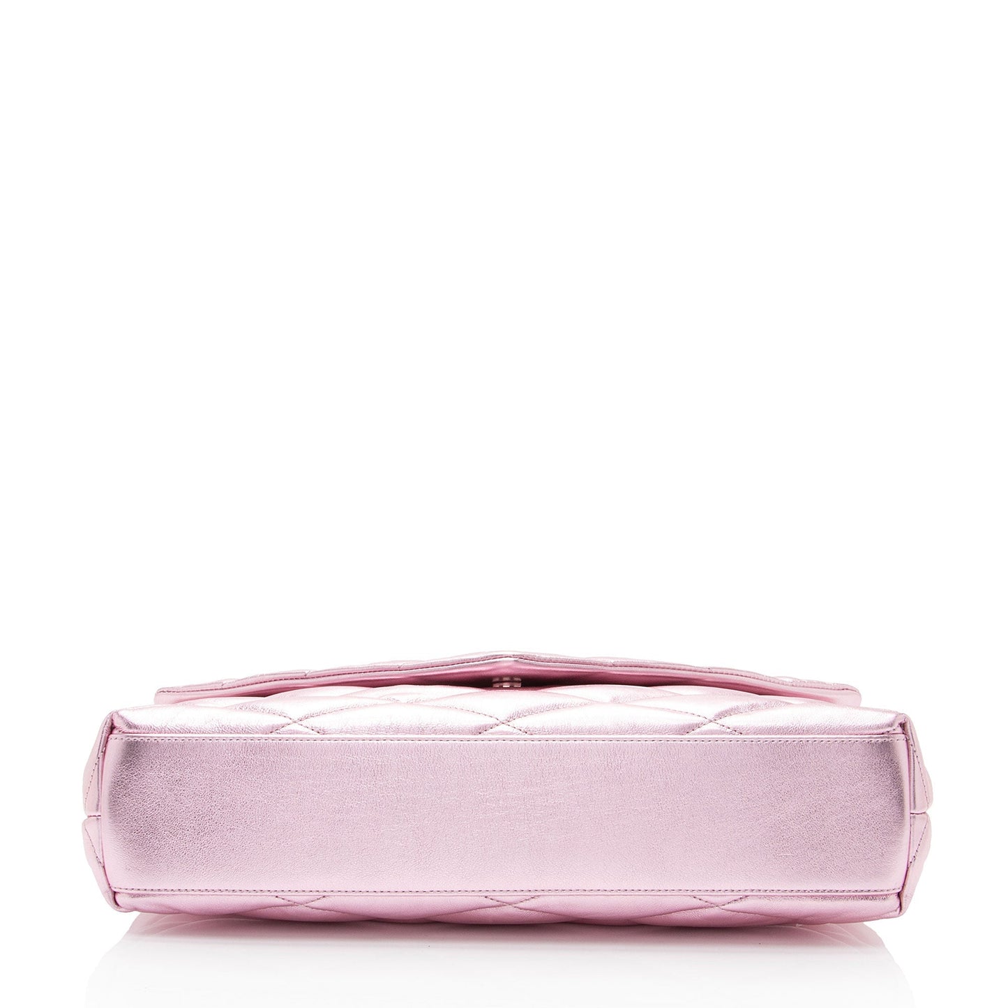 Saint Laurent Metallic Quilted Lambskin Puffer Sade Clutch dsF7Ye