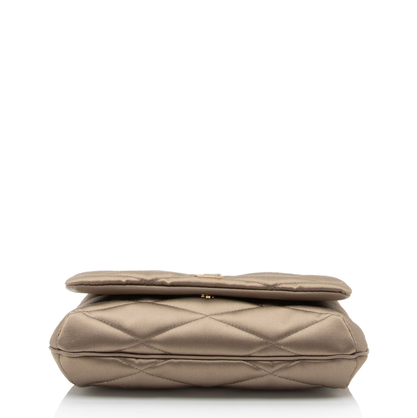 Saint Laurent Metallic Quilted Satin Monogram Le 57 Hobo 87vuVp
