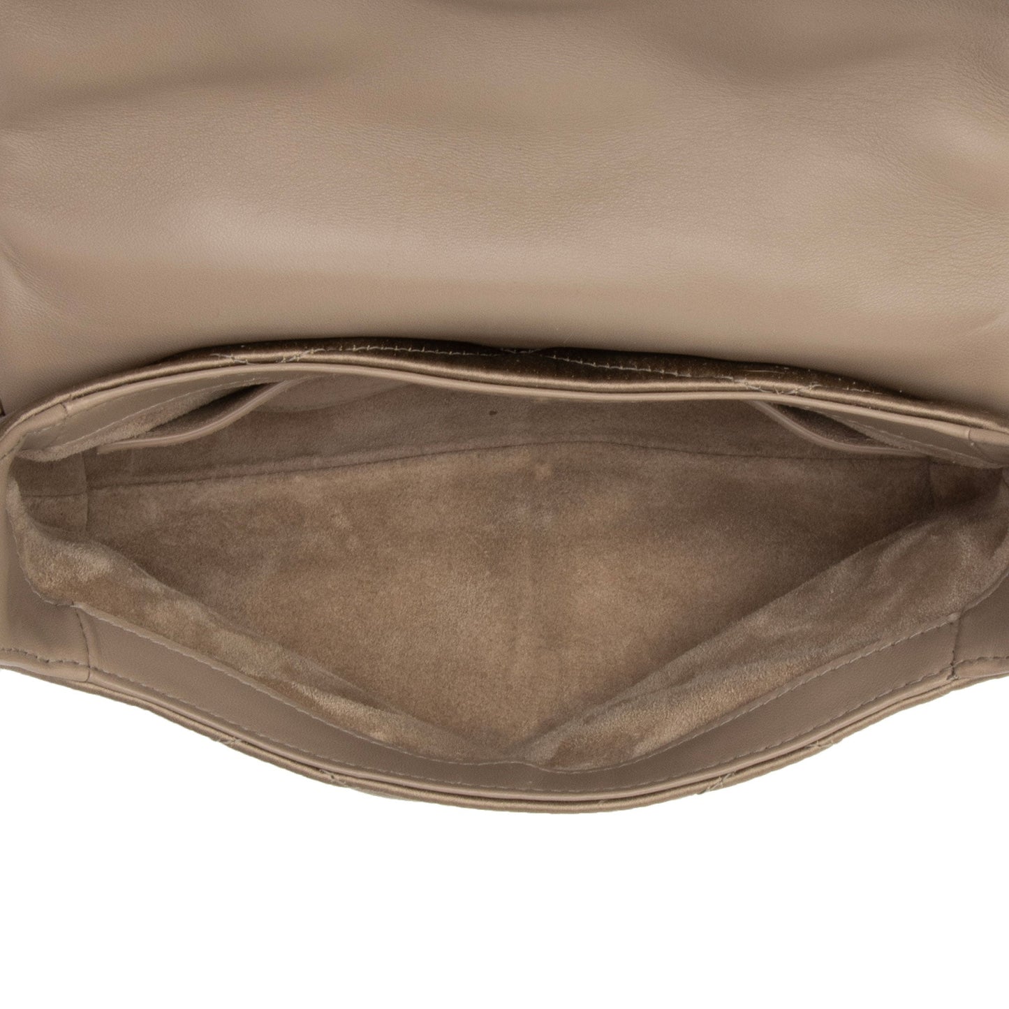 Saint Laurent Metallic Quilted Satin Monogram Le 57 Hobo 87vuVp