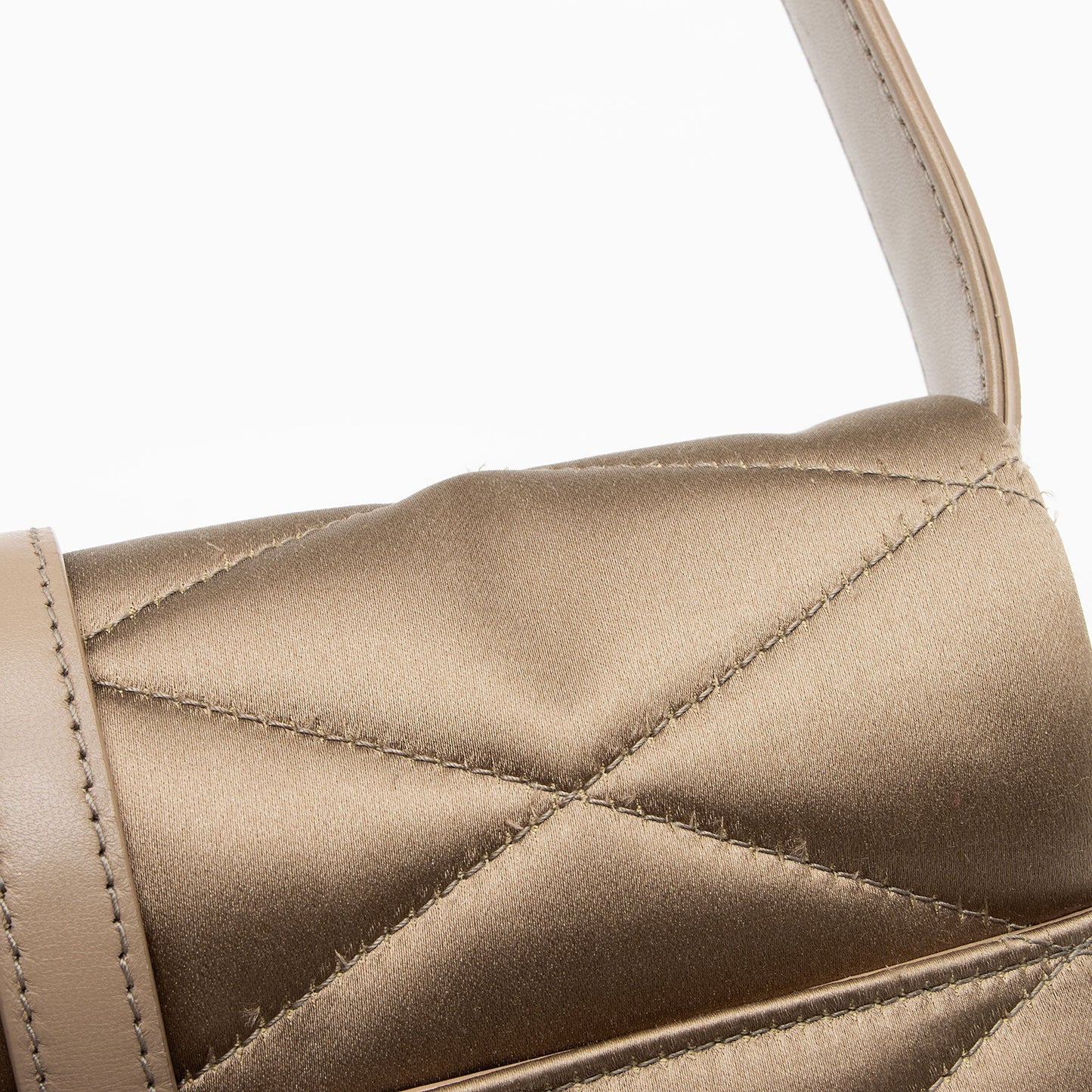 Saint Laurent Metallic Quilted Satin Monogram Le 57 Hobo Ef16wM