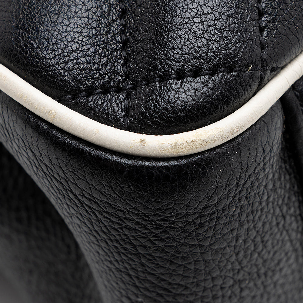 Saint Laurent Mixed Matelasse Calfskin Classic Monogram Soft Large Shoulder Bag 18799