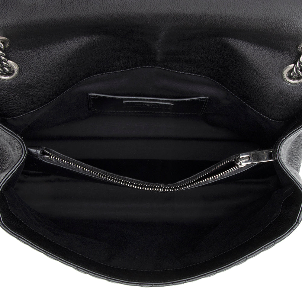 Saint Laurent Mixed Matelasse Calfskin Classic Monogram Soft Large Shoulder Bag 18799