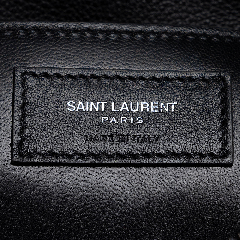 Saint Laurent Mixed Matelasse Calfskin Classic Monogram Soft Large Shoulder Bag 18799