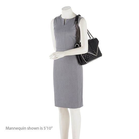 Saint Laurent Mixed Matelasse Calfskin Classic Monogram Soft Large Shoulder Bag 18799