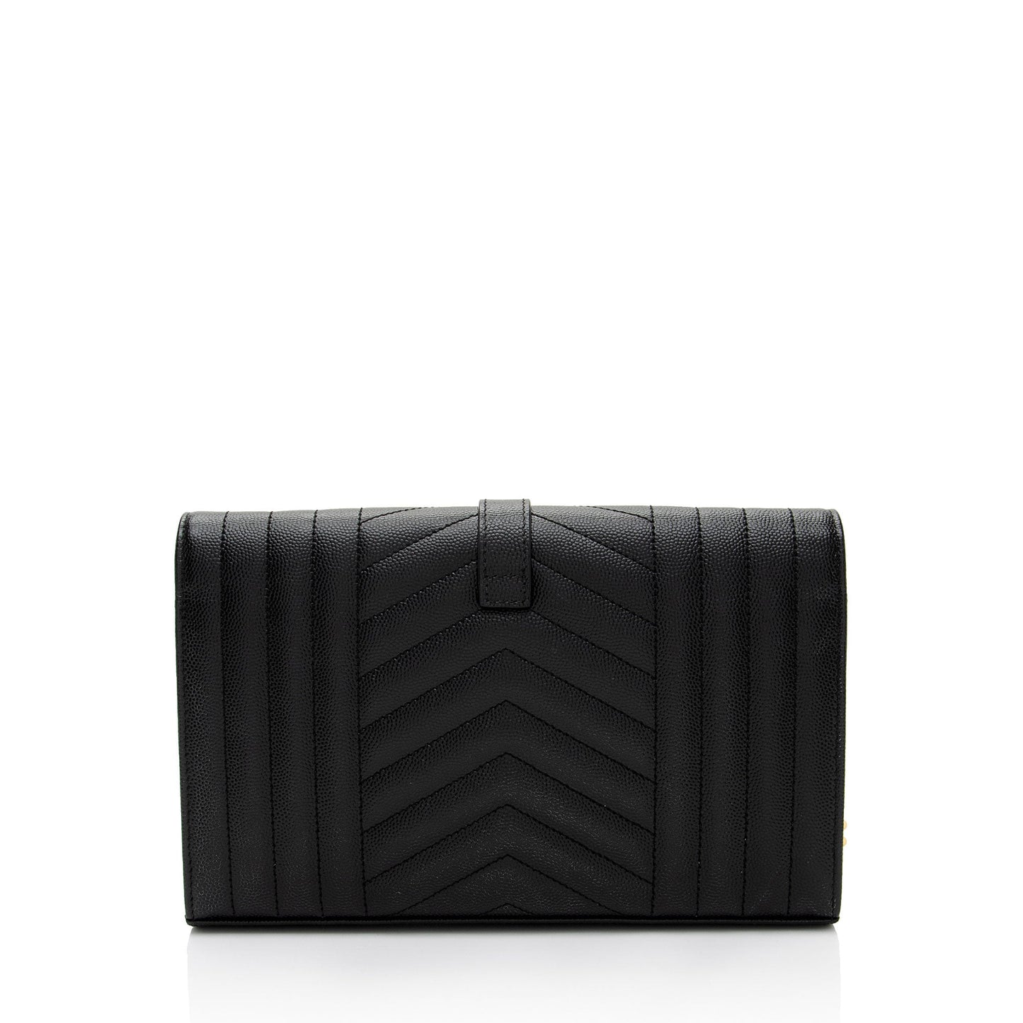 Saint Laurent Mixed Matelasse Calfskin Monogram Chain Wallet q01O3t