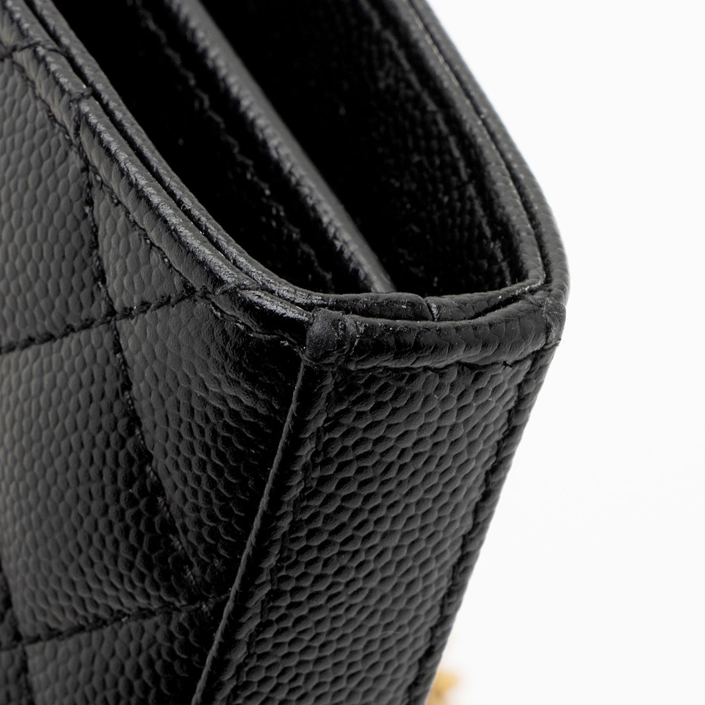 Saint Laurent Mixed Matelasse Calfskin Monogram Chain Wallet q01O3t