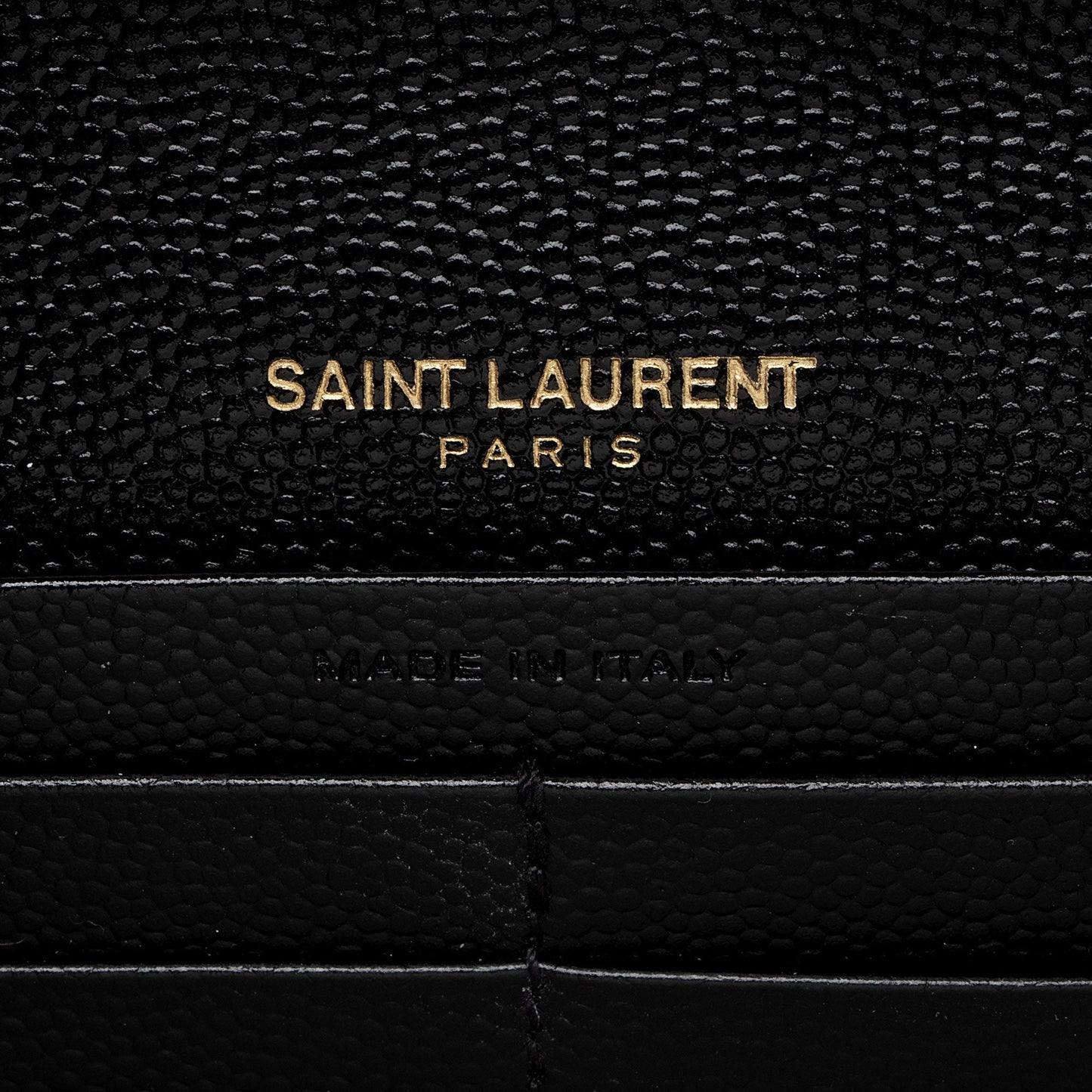 Saint Laurent Mixed Matelasse Calfskin Monogram Chain Wallet q01O3t