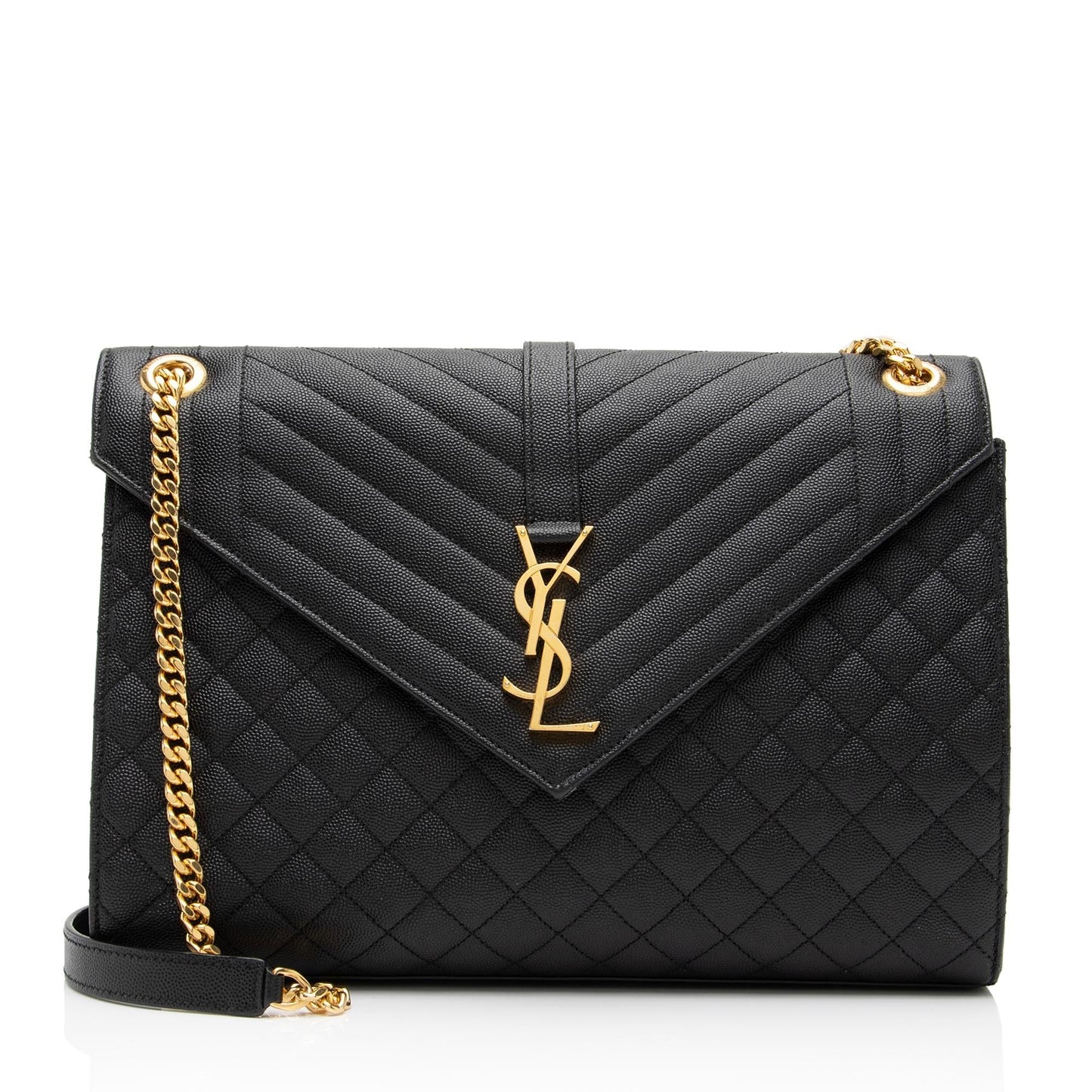 Saint Laurent Mixed Matelasse Calfskin Monogram Large Shoulder Bag YGWG8h