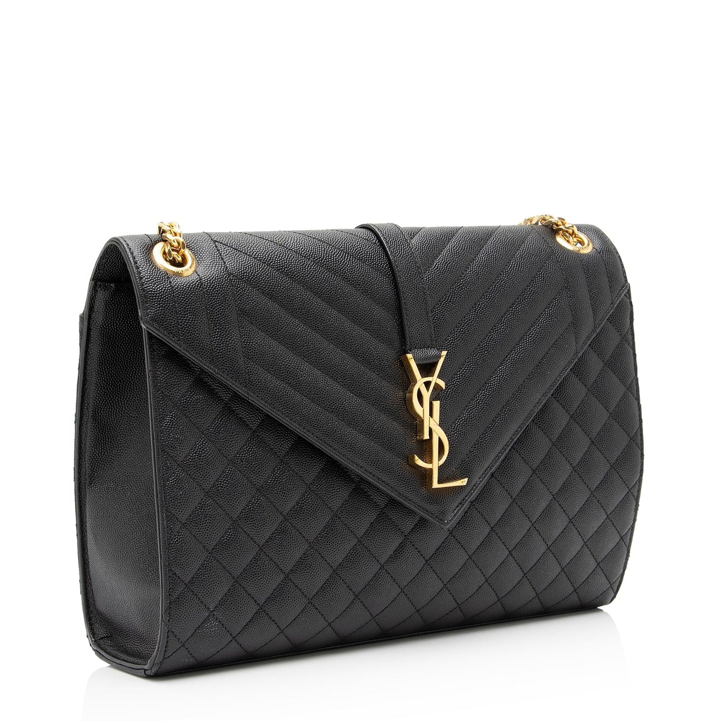 Saint Laurent Mixed Matelasse Calfskin Monogram Large Shoulder Bag YGWG8h