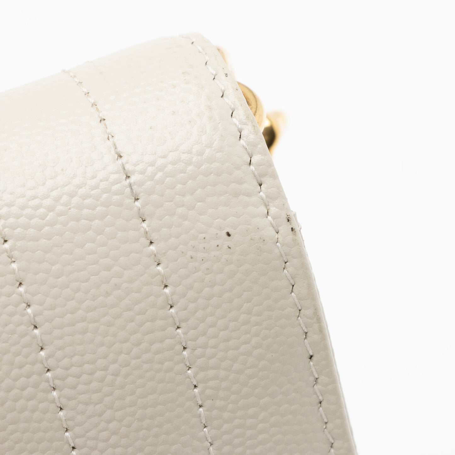 Saint Laurent Mixed Matelasse Grain de Poudre Monogram Envelope Pouch 23933