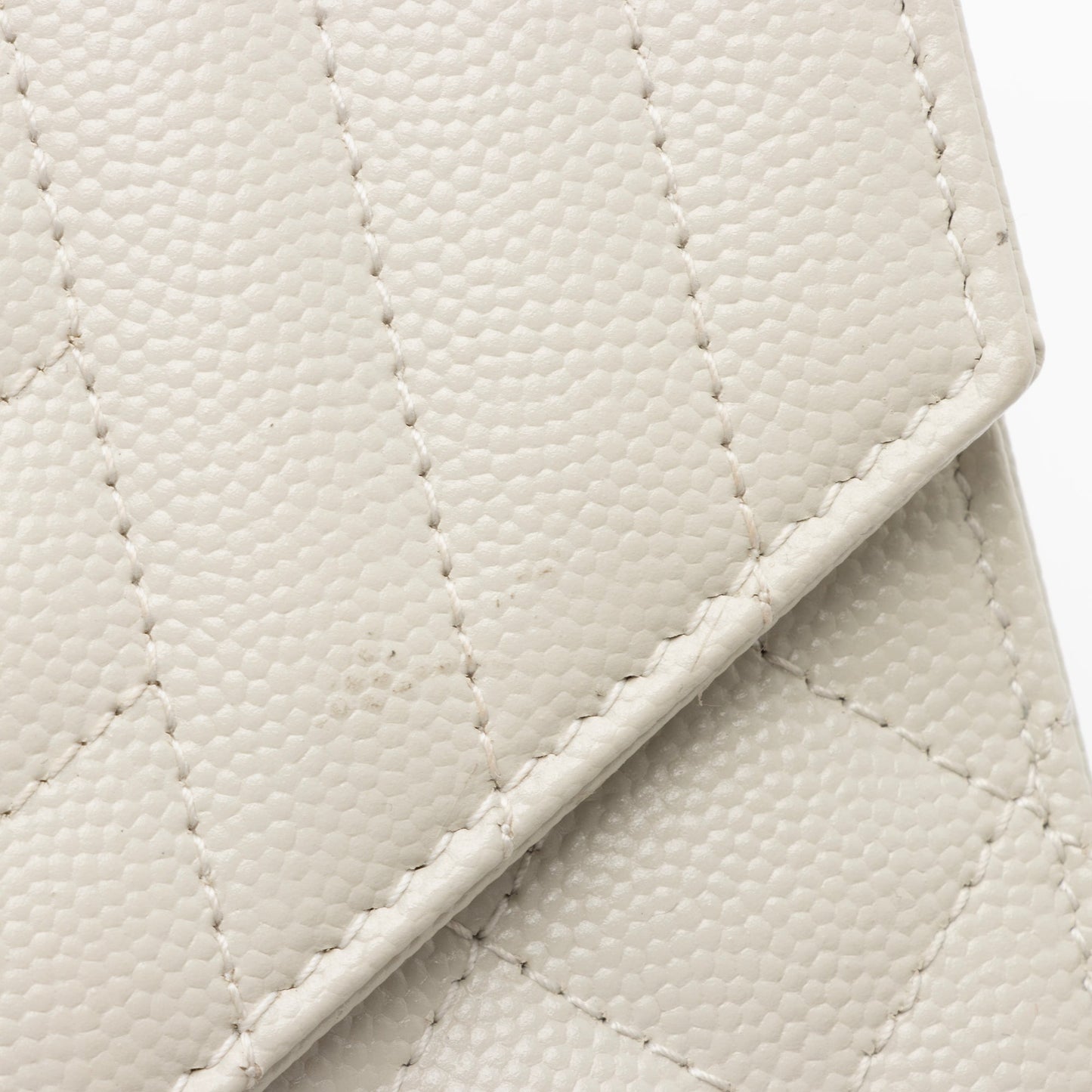 Saint Laurent Mixed Matelasse Grain de Poudre Monogram Envelope Pouch 23933