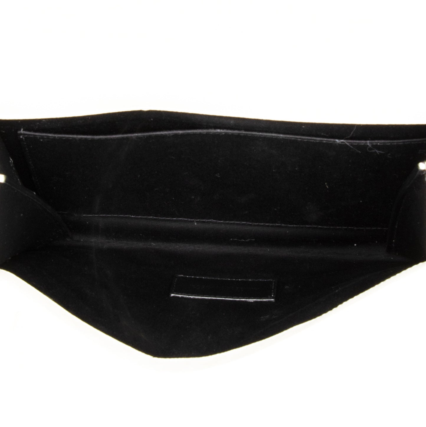 Saint Laurent Mixed Matelasse Grain de Poudre Monogram Envelope Pouch 23933