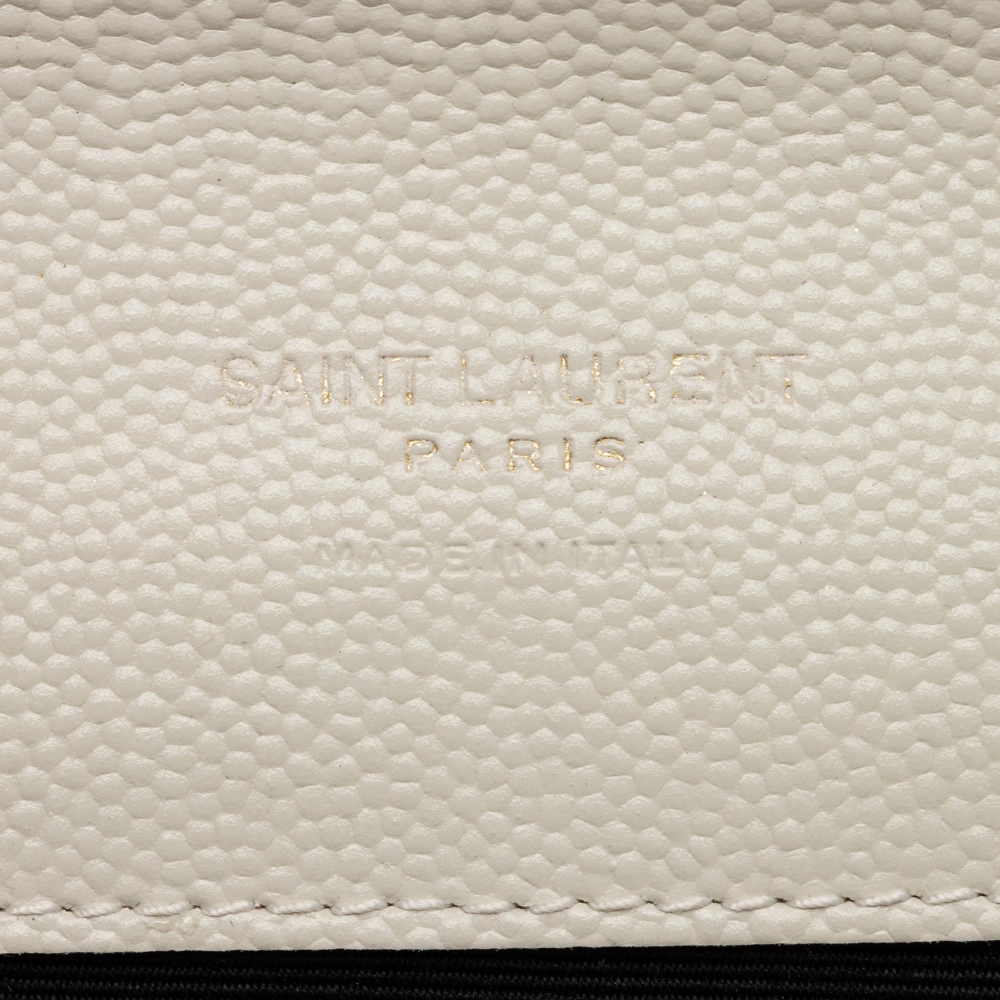 Saint Laurent Mixed Matelasse Grain de Poudre Monogram Envelope Pouch 23933