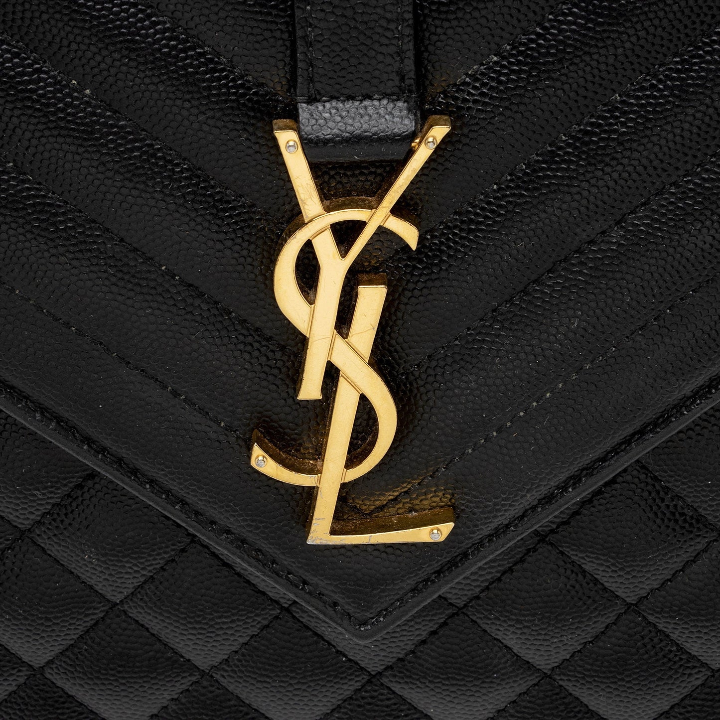 Saint Laurent Mixed Matelasse Grain de Poudre Monogram Large Envelope Bag bhZZVe