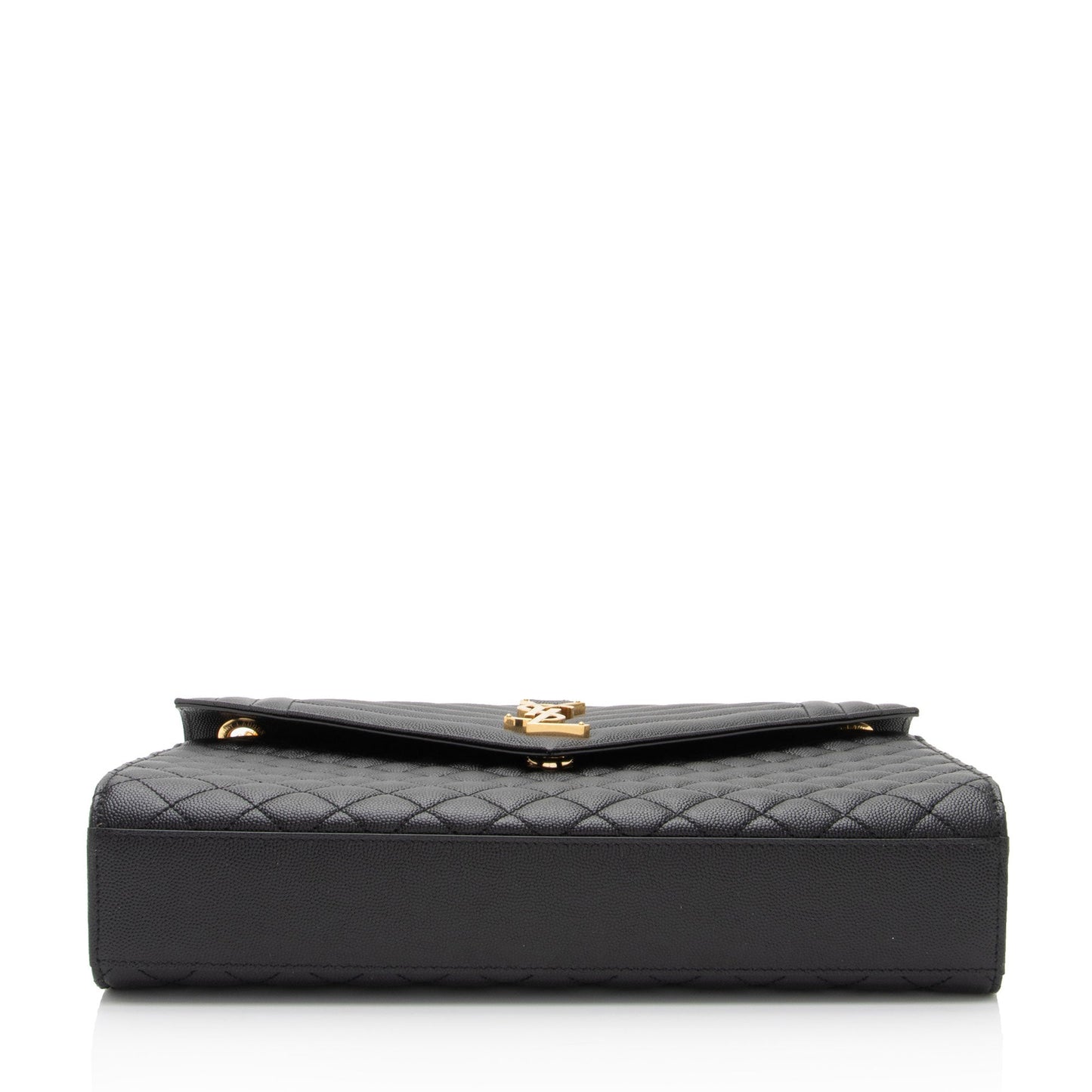 Saint Laurent Mixed Matelasse Grain de Poudre Monogram Large Envelope Bag xlS4gs