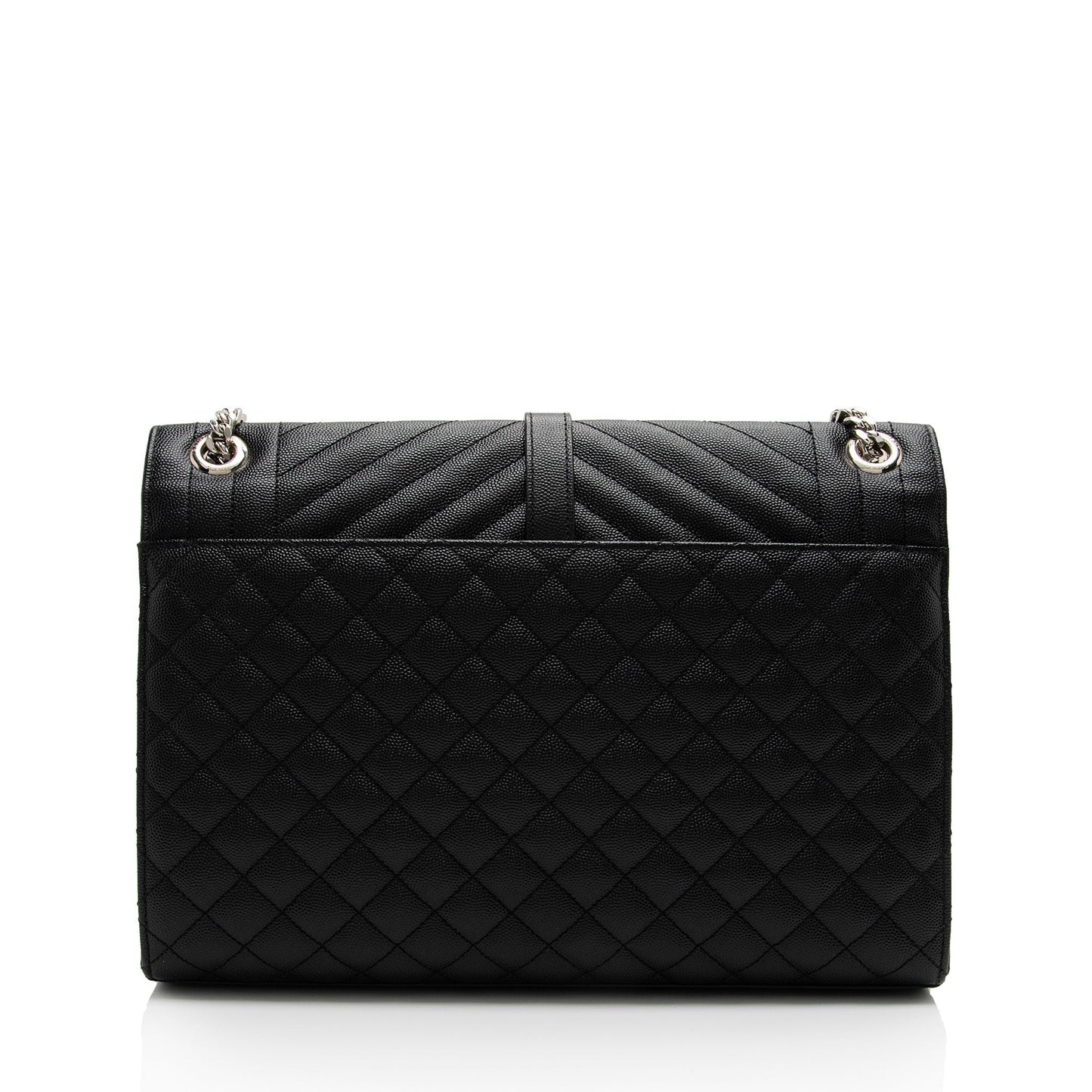 Saint Laurent Mixed Matelasse Grain de Poudre Monogram Large Envelope Bag DrXuU1
