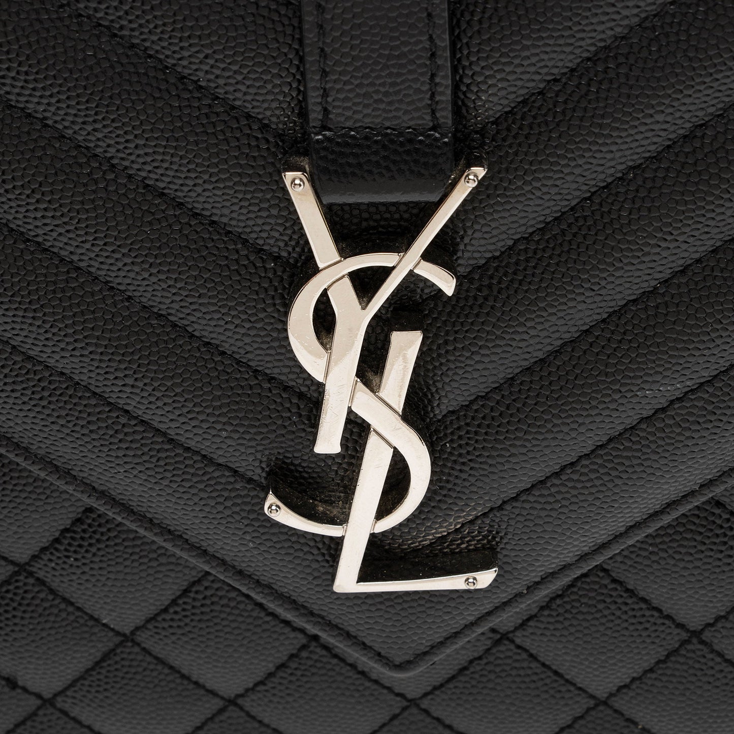 Saint Laurent Mixed Matelasse Grain de Poudre Monogram Large Envelope Bag DrXuU1