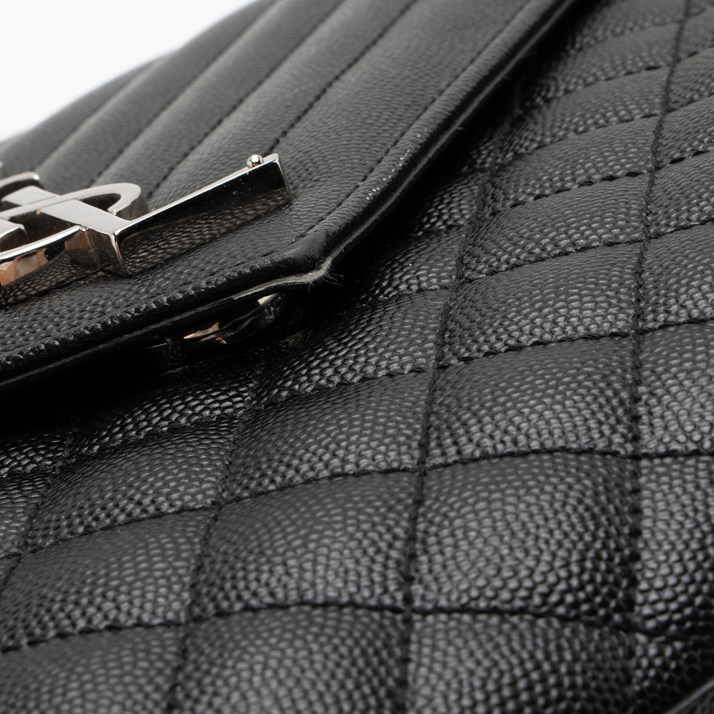 Saint Laurent Mixed Matelasse Grain de Poudre Monogram Large Envelope Bag DrXuU1