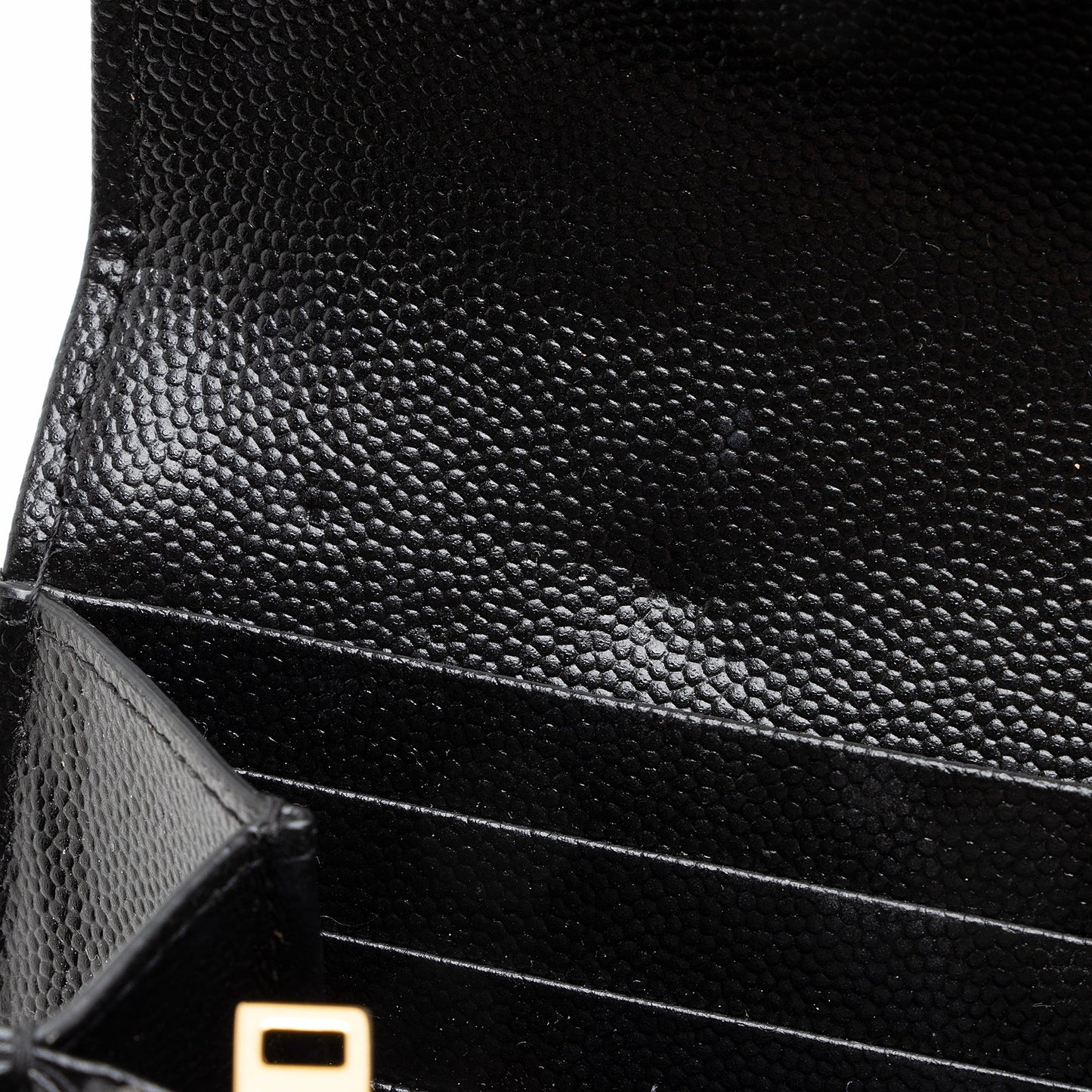 Saint Laurent Mixed Matelasse Grain de Poudre Monogram Large Envelope Wallet 22691