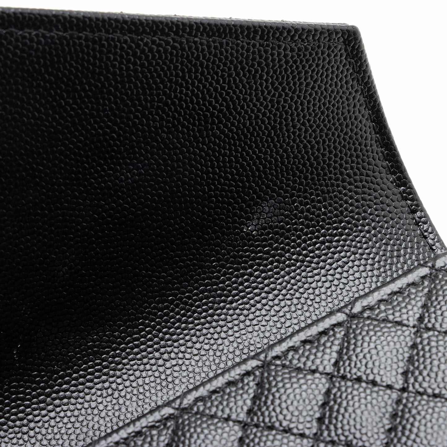 Saint Laurent Mixed Matelasse Grain de Poudre Monogram Large Envelope Wallet 22691