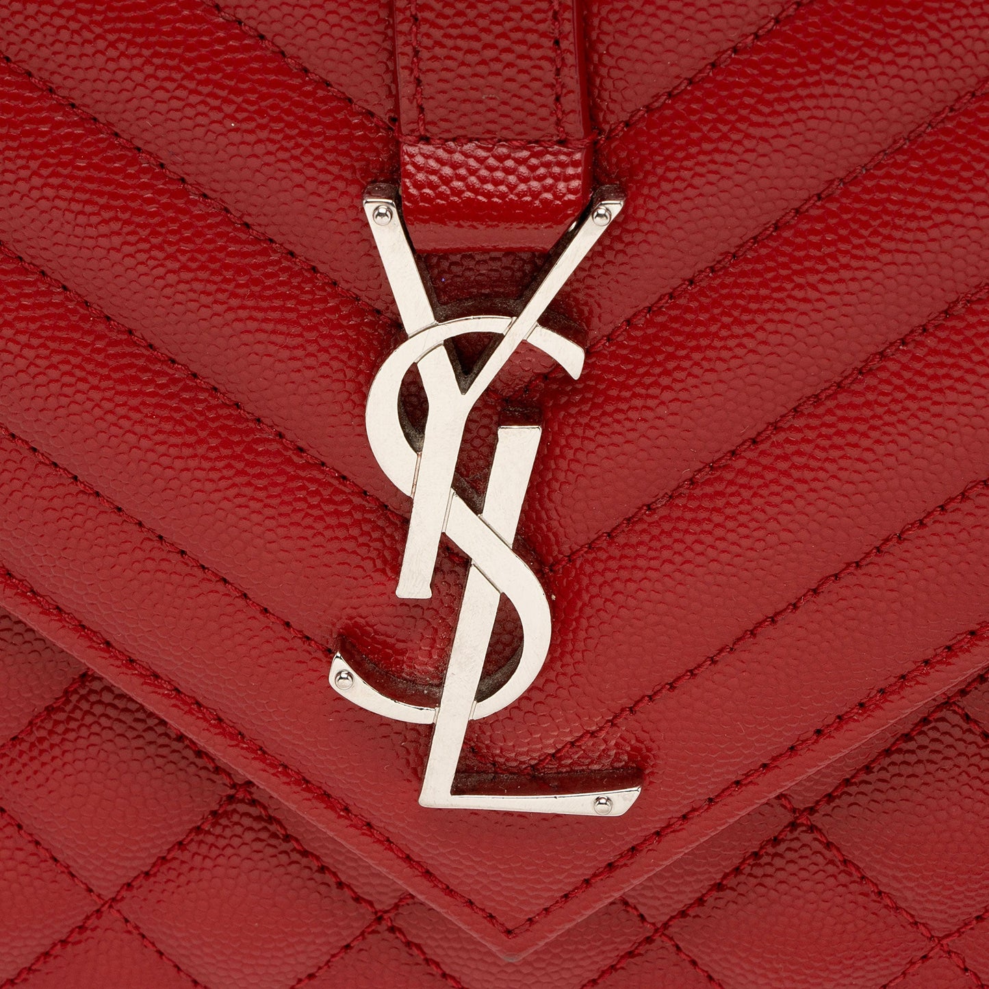 Saint Laurent Mixed Matelasse Grain de Poudre Monogram Medium Shoulder Bag 2Ox16z