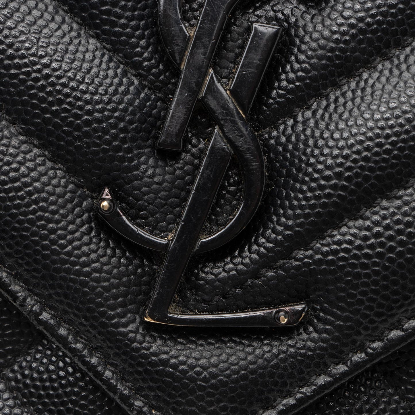 Saint Laurent Mixed Matelasse Grain de Poudre Monogram Medium Shoulder Bag 23369