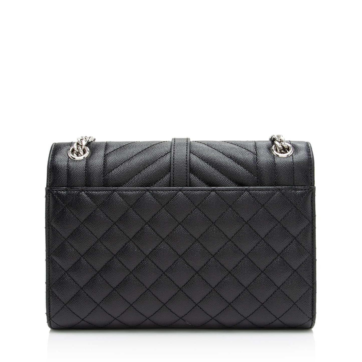 Saint Laurent Mixed Matelasse Grain de Poudre Monogram Medium Shoulder Bag xBAr0v