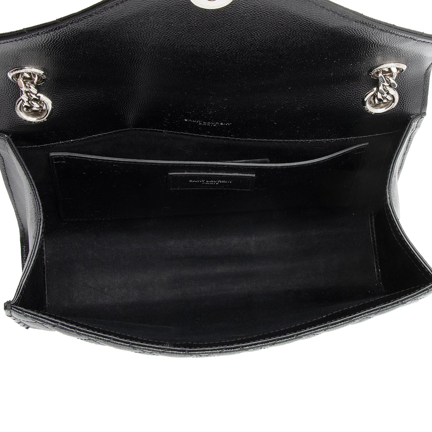 Saint Laurent Mixed Matelasse Grain de Poudre Monogram Medium Shoulder Bag xBAr0v